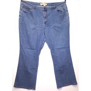 VENEZIA JEANS Womens PLUS SIZE 26 STRETCH blue bootcut EUC